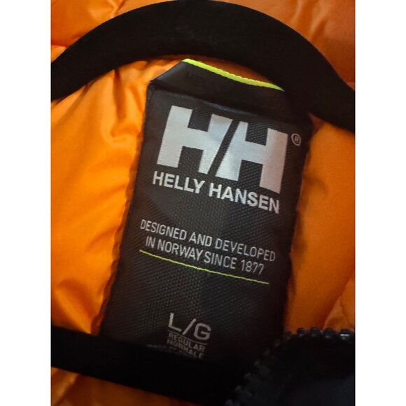 Helly Hansen Active Puffy Jacket Size Large Men's NWT Poppy Orange/Black $300 - Picture 5 of 14